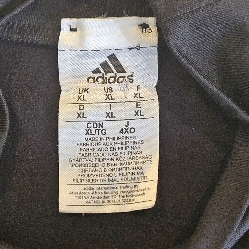 Adidas TechFit ClimaWarm Compression Long Sleeve Shirt - XL Black/Orange - Picture 4 of 4